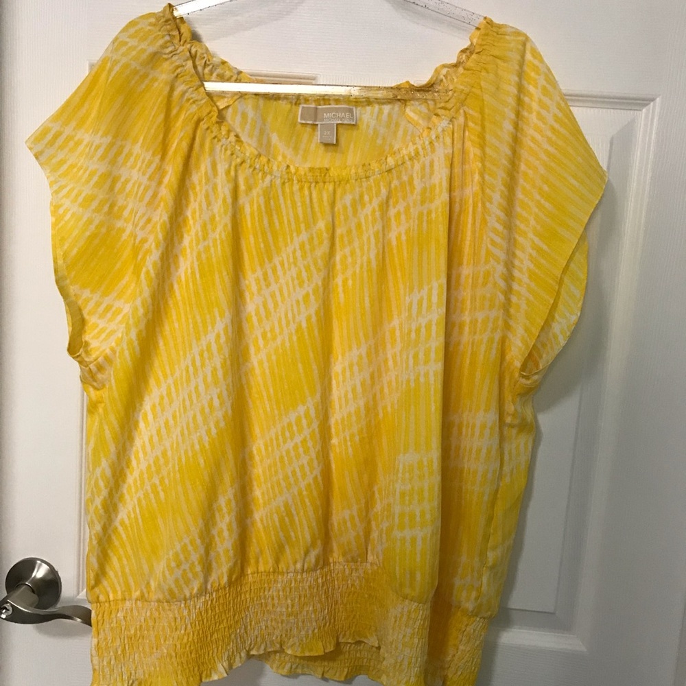 Michael Kors Yellow Blouse
